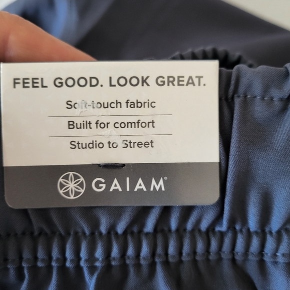 NEW- Gaiam Gray Jogger Pants, Size Large - Picture 5 of 7
